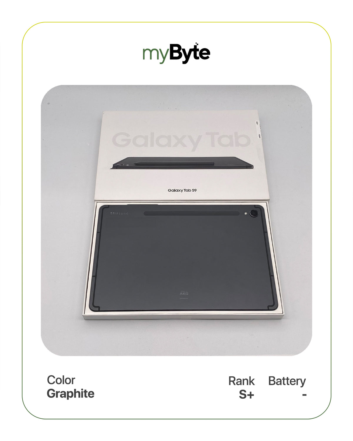 Samsung Galaxy Tab S9 128GB (Wi-Fi) myByte International