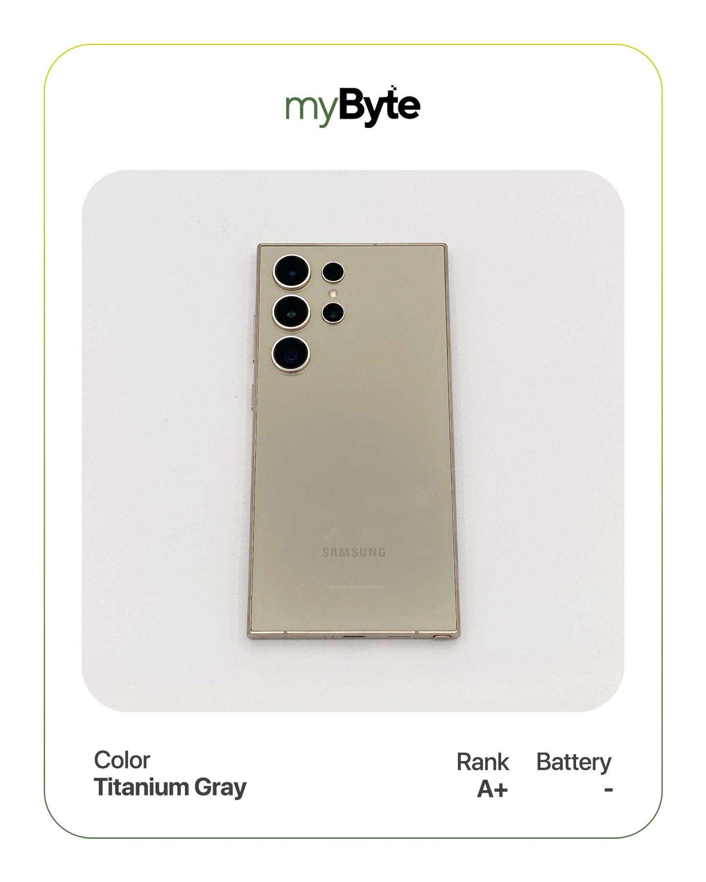 Samsung Galaxy S24 Ultra 5G 256GB myByte International