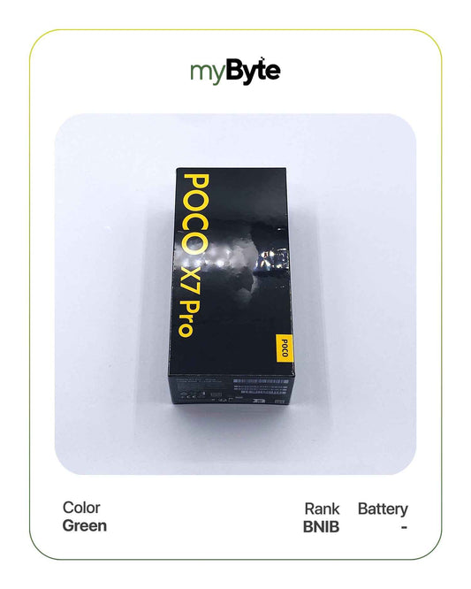 POCO X7 Pro 256GB Silent Camera (Dual SIM) Green SIM Free myByte International