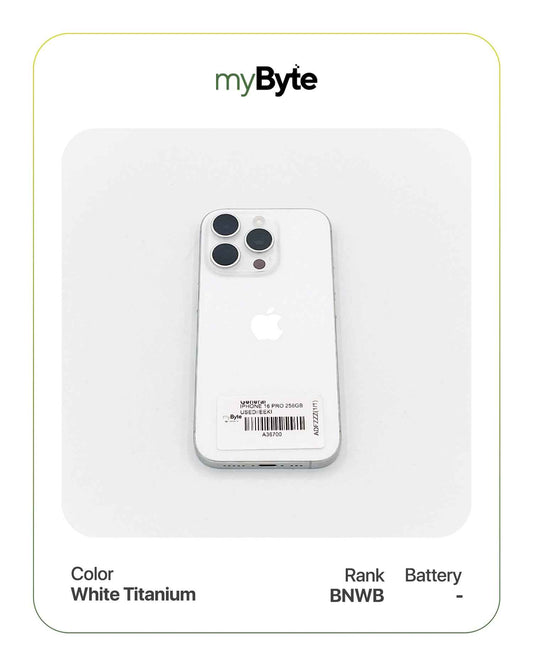 iPhone 16 Pro 5G 1TB (SIM Free) White Titanium myByte International