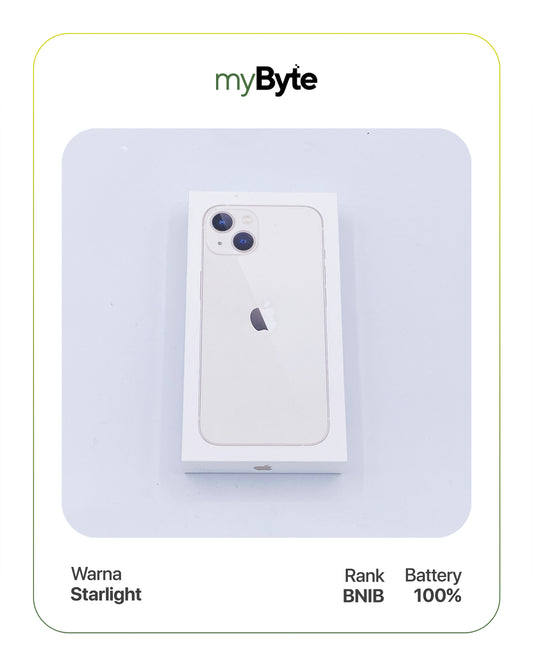 iPhone 13 5G 128GB (Sim Free) Starlight myByte International