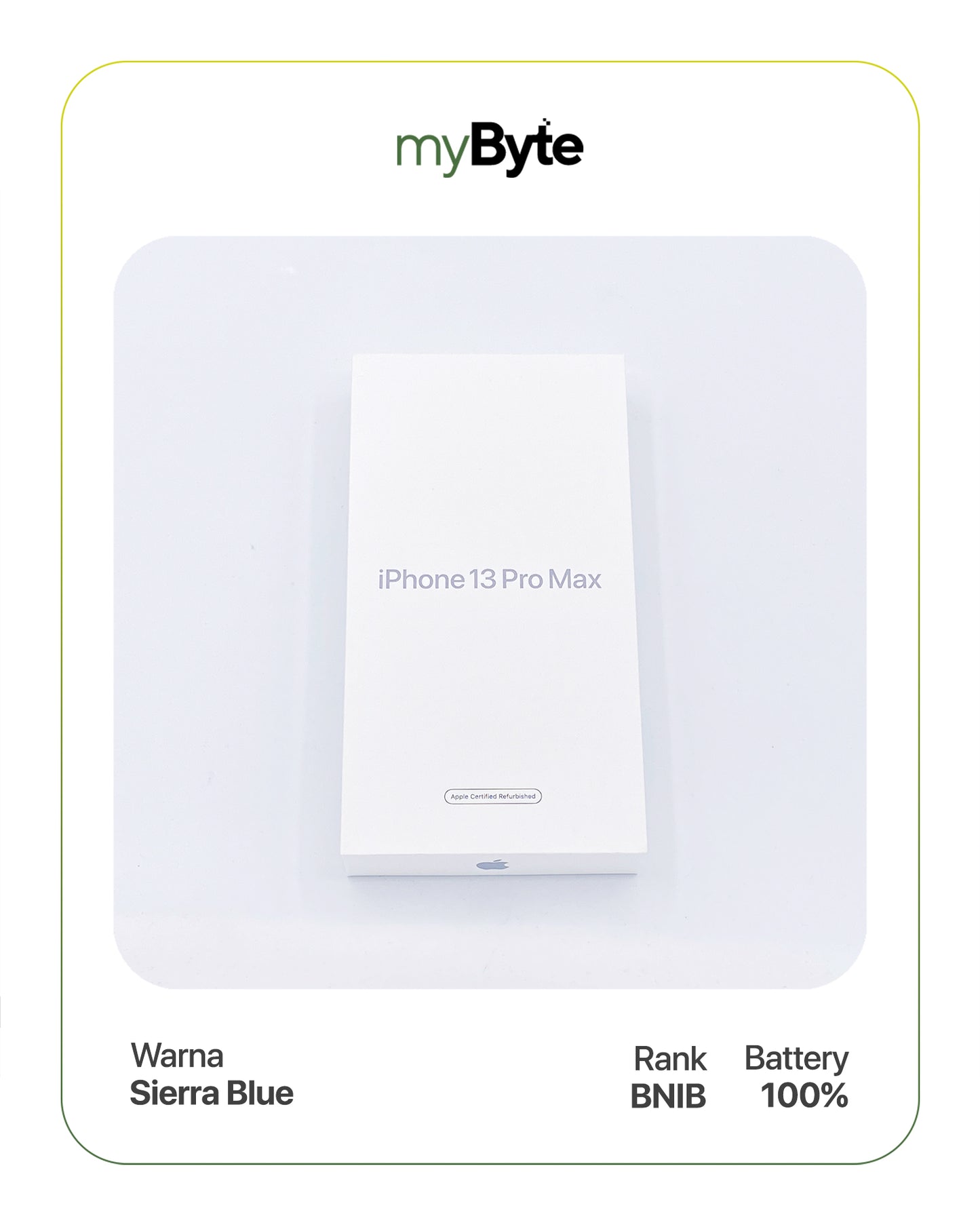 iPhone 13 Pro Max 5G 1TB (SIM Free) Sierra Blue SIM Free myByte International