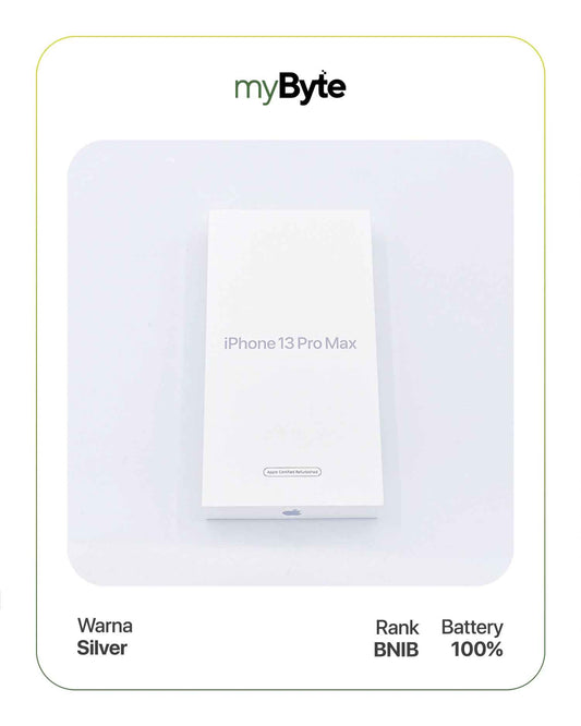 iPhone 13 Pro Max 5G 512GB (Silent Camera) Silver SIM Free myByte International