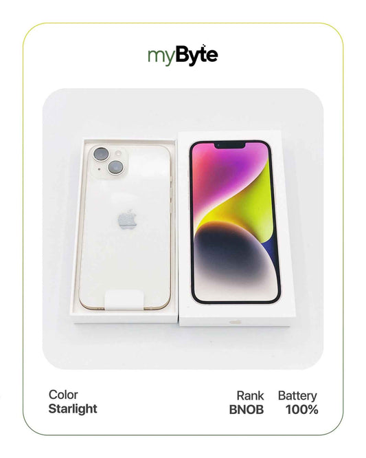 iPhone 14 5G 128GB (Sim Free) Starlight SoftBank (-) myByte International