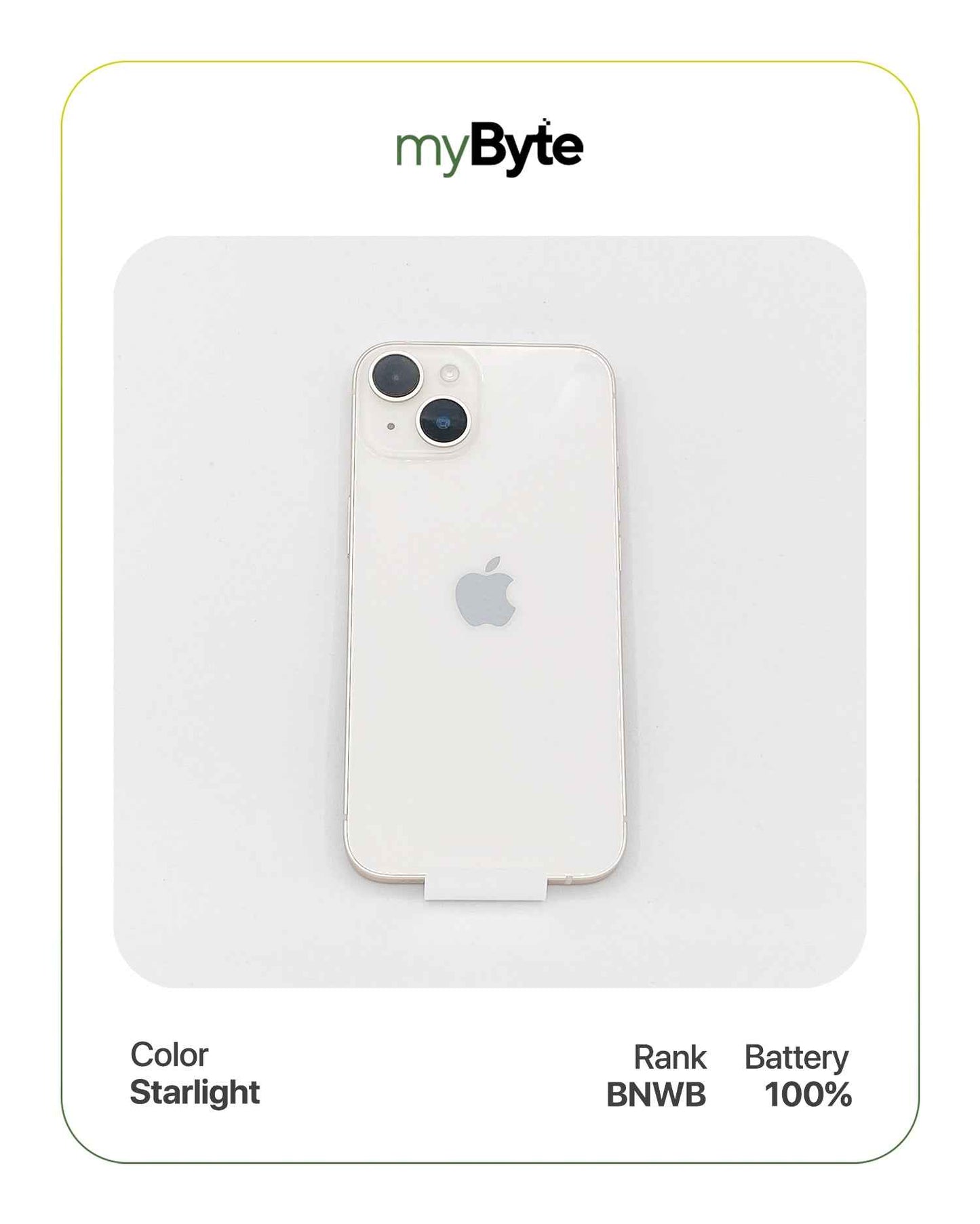 iPhone 14 5G 256GB (Sim Free) Starlight myByte International