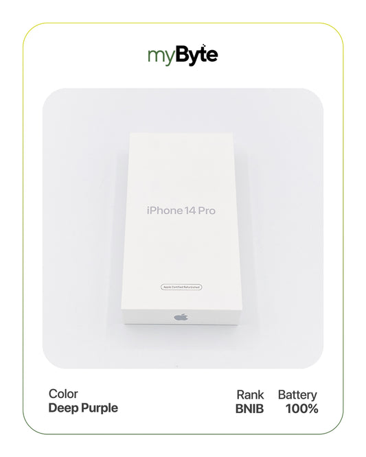 iPhone 14 Pro 5G 128GB (Sim Free) Deep Purple SIM Free myByte International