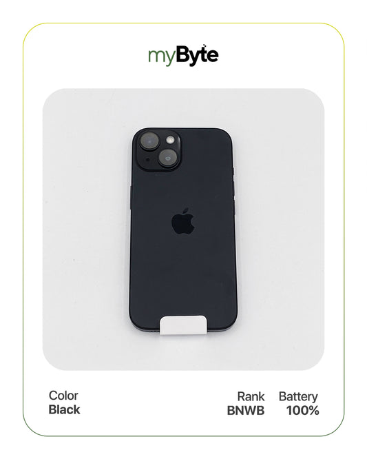 iPhone 15 5G 128GB (SIM Free) Black myByte International