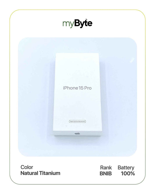iPhone 15 Pro 5G 256GB (Sim Free) Natural Titanium SIM Free myByte International