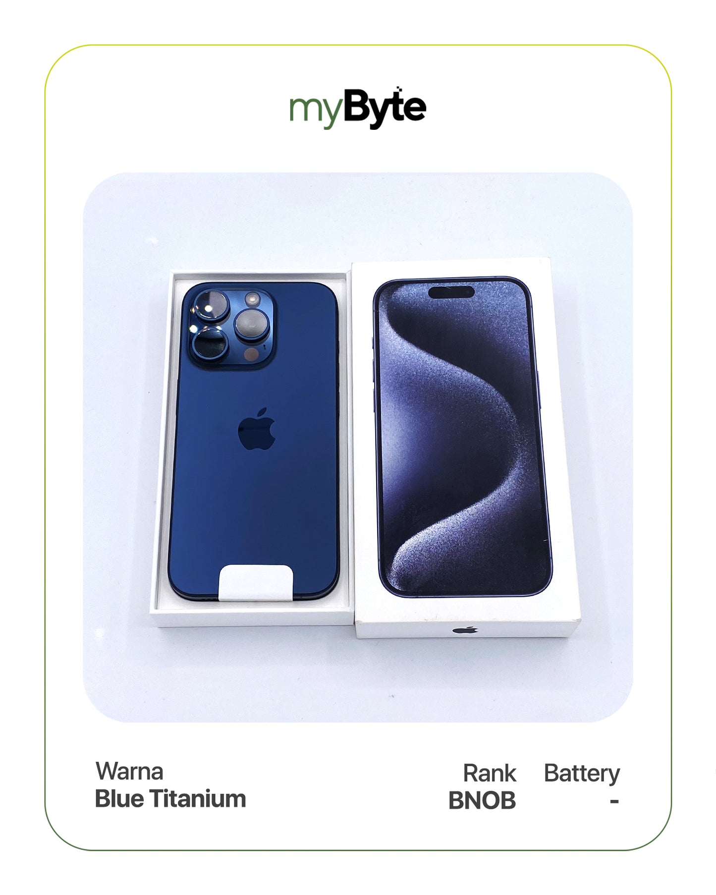 iPhone 15 Pro 5G 256GB Dual SIM (Silent Camera)