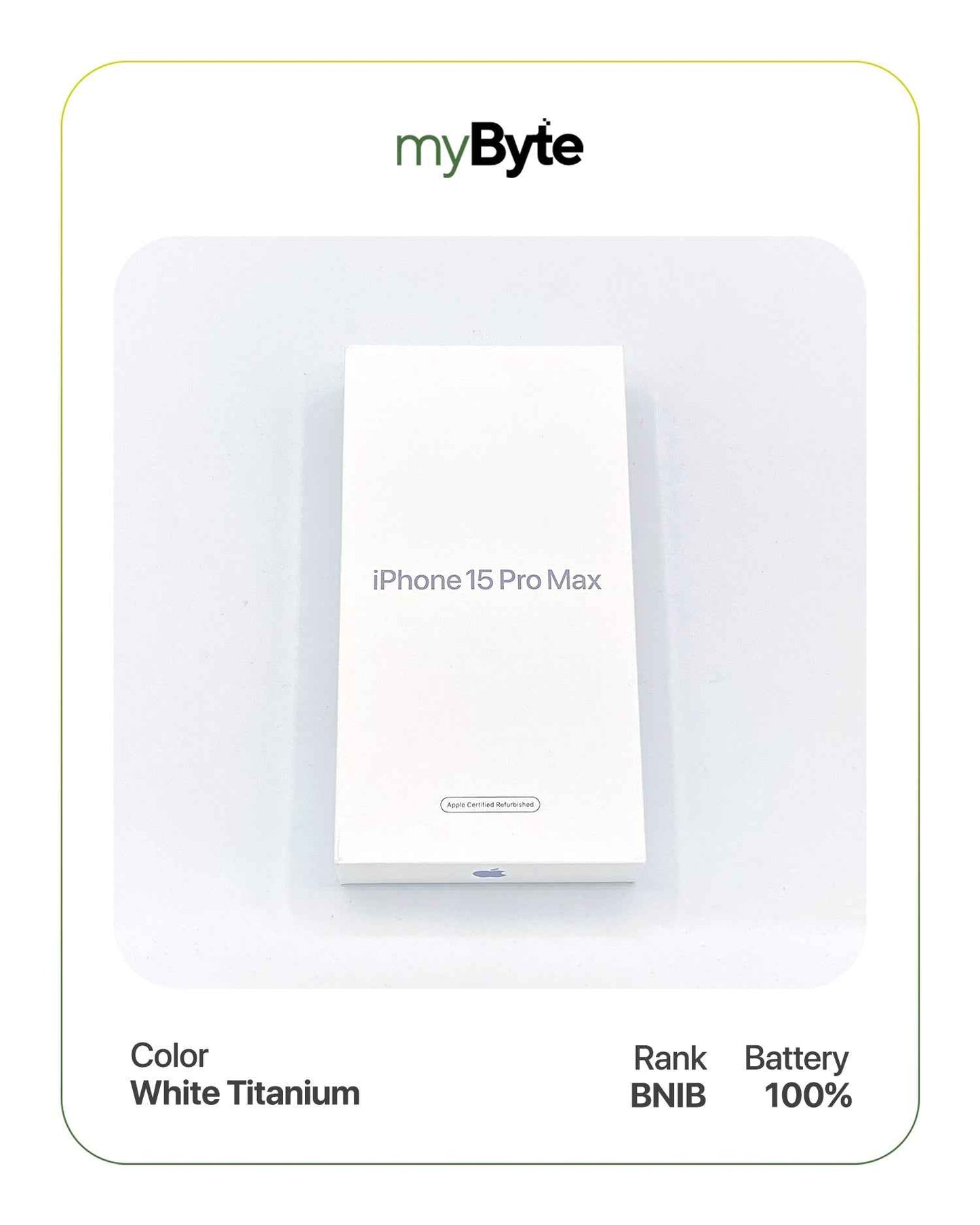 iPhone 15 Pro Max 5G 1TB (SIM Free) White Titanium SIM Free myByte International