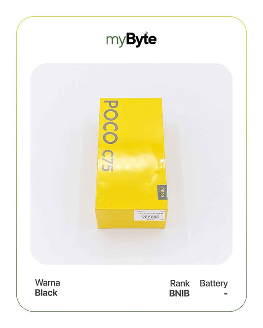 Xiaomi POCO C75 128GB Black SIM Free myByte International