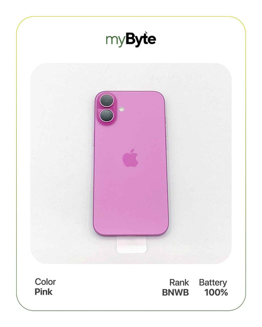 iPhone 16 Plus 5G 128GB (SIM Free) Pink myByte International