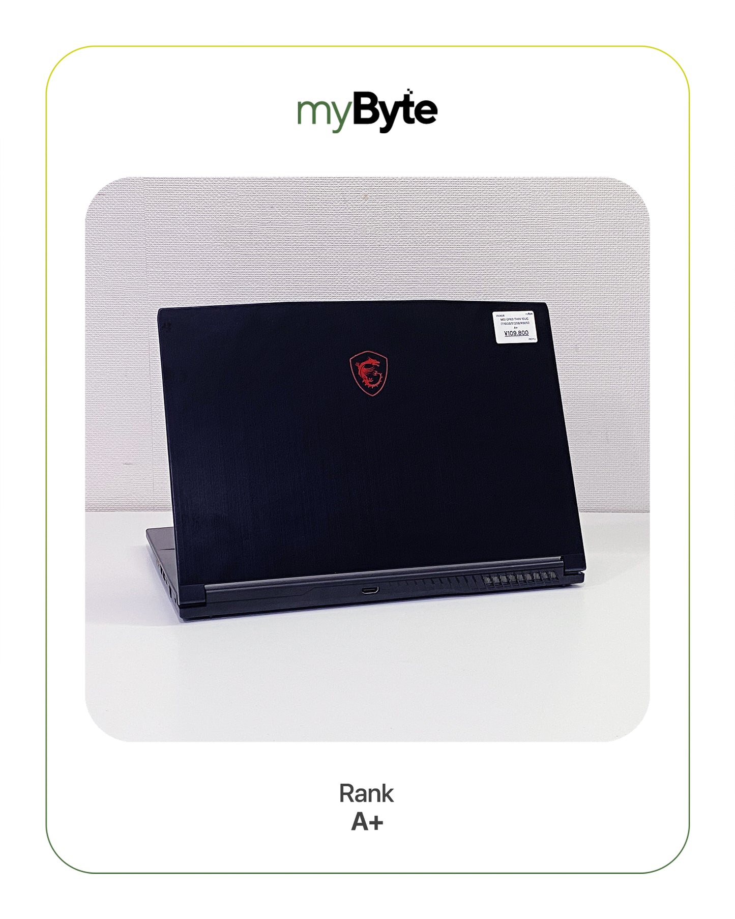Gaming MSI GF63 Thin 10UC