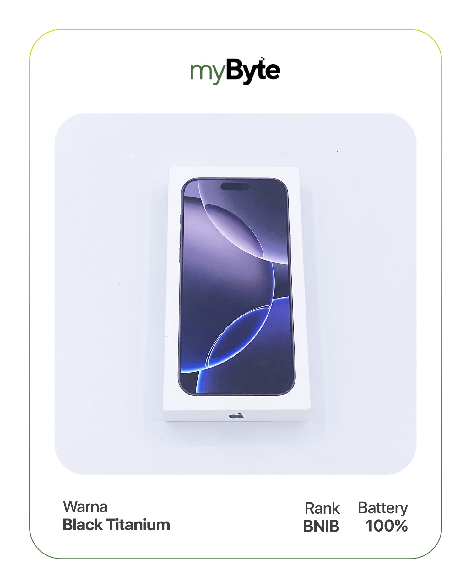 iPhone 16 Pro Max 5G 512GB Dual SIM (Silent Camera) Black Titanium SIM Free myByte International