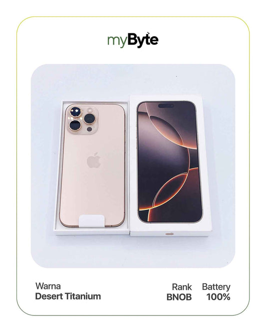 iPhone 16 Pro 5G 512GB (Sim Free) Desert Titanium myByte International