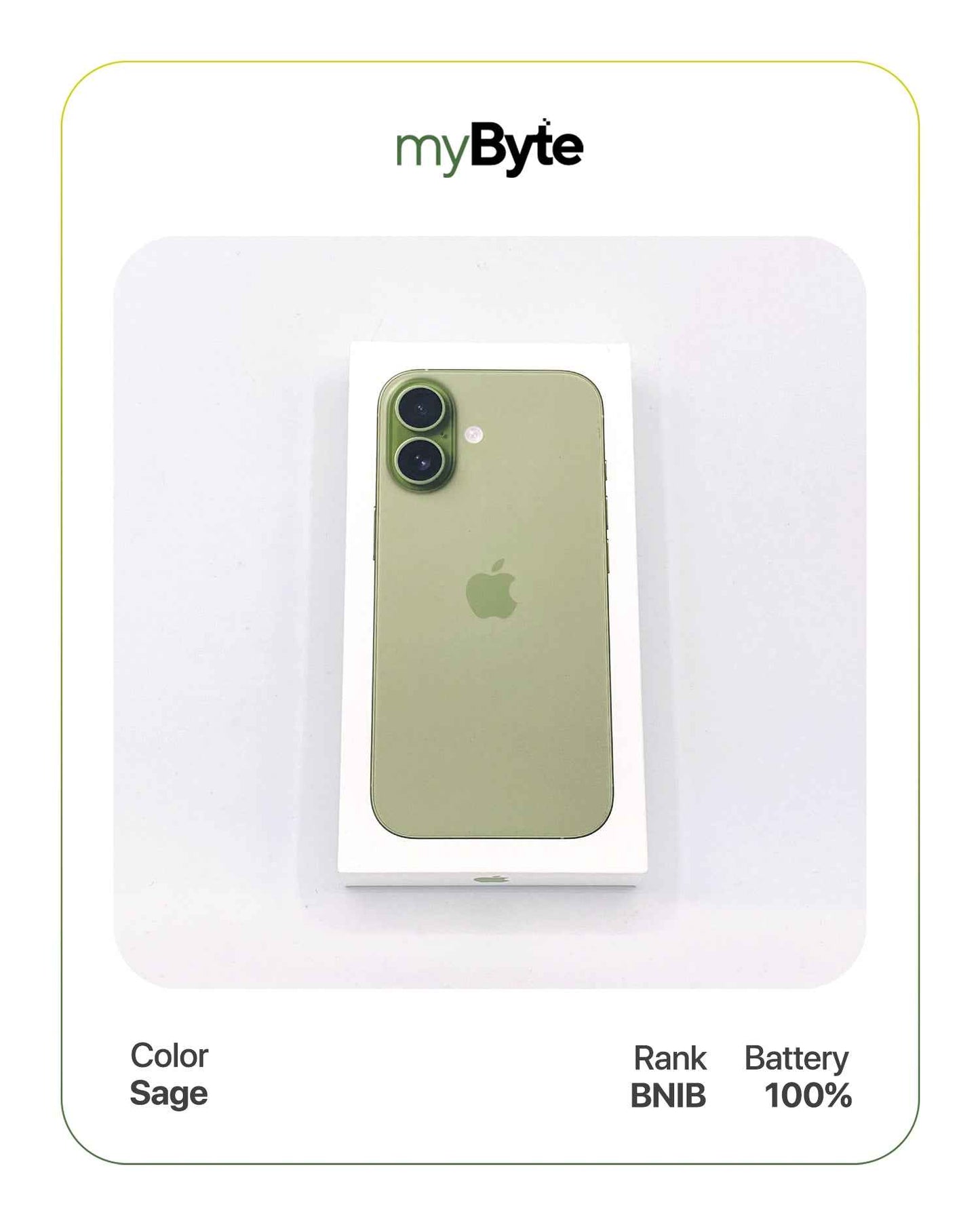iPhone 17 5G 512GB eSIM (SIM Free) Sage SIM Free myByte International