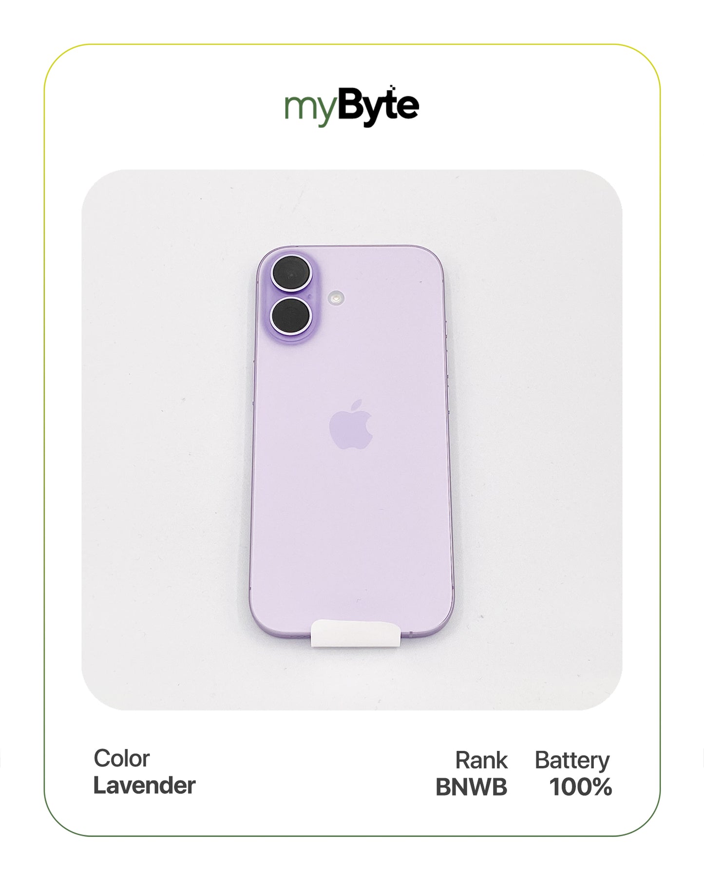 iPhone 17 5G 256GB eSIM (Sim Free) Lavender myByte International