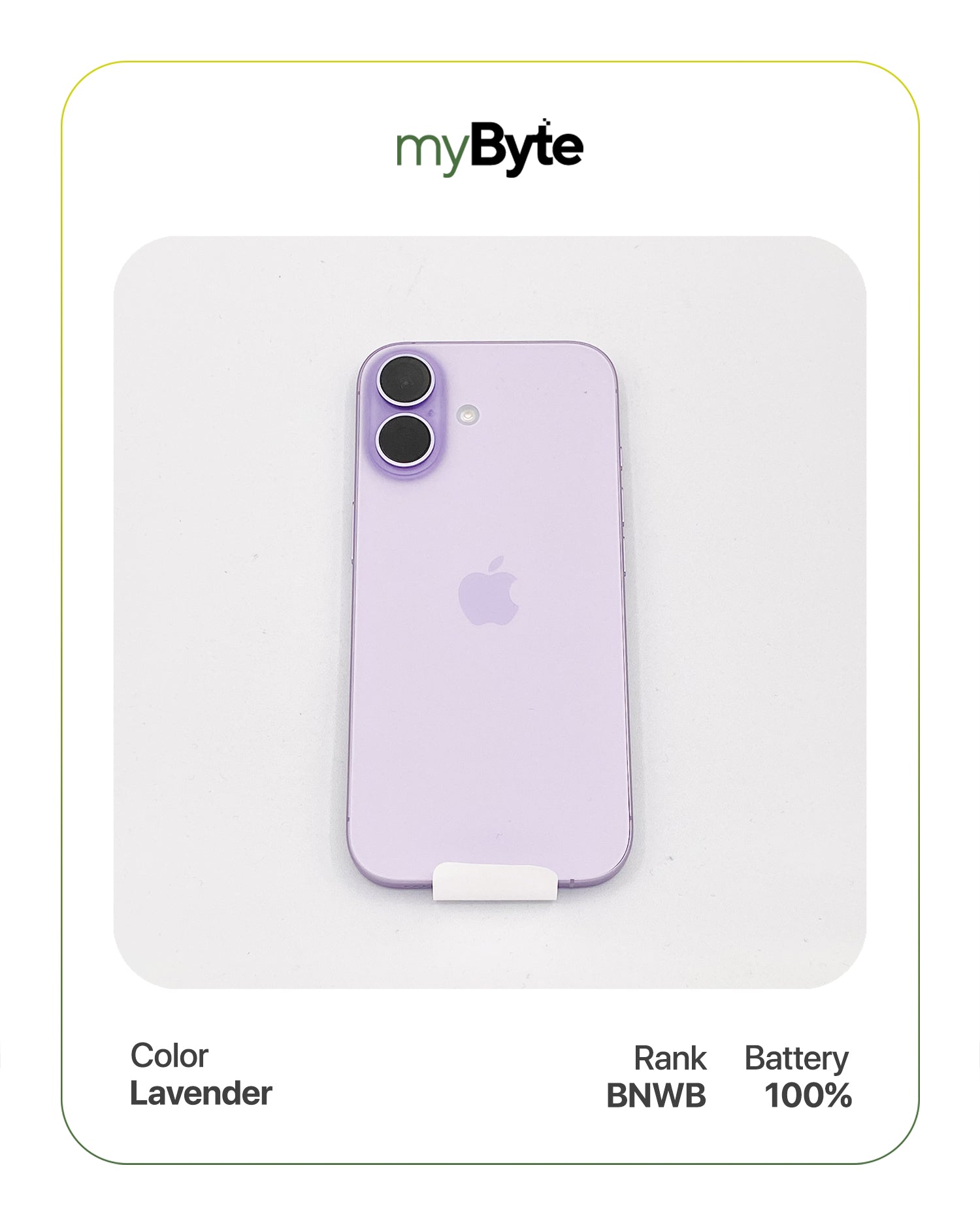 iPhone 17 5G 256GB eSIM (Sim Free) Lavender myByte International
