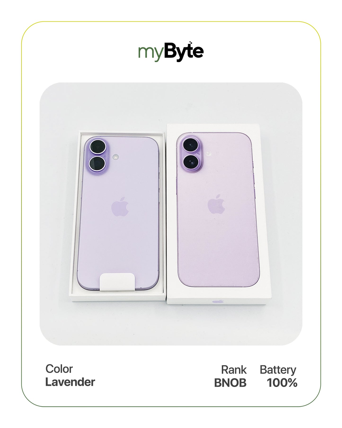 iPhone 17 5G 512GB eSIM (Sim Free) Lavender myByte International