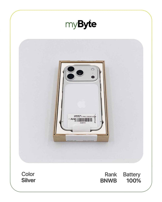 iPhone 17 Pro 5G 256GB eSIM (SIM Free) Silver myByte International