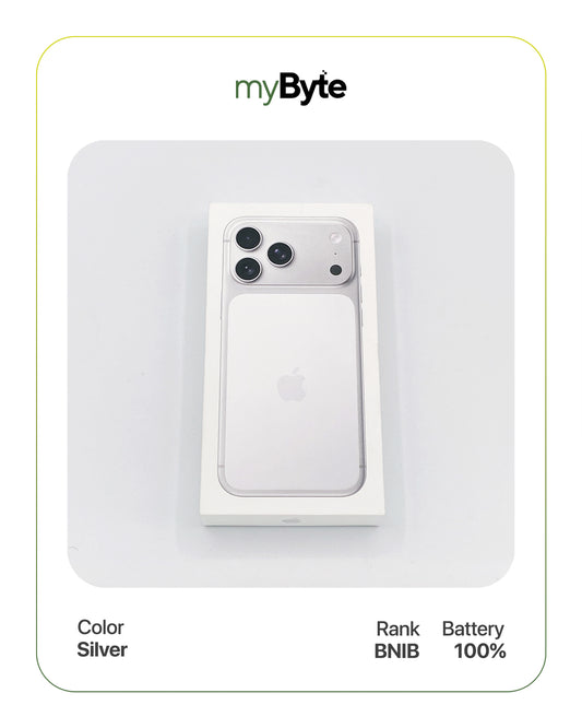 iPhone 17 Pro Max 5G 512GB eSIM (SIM Free) Silver SIM Free myByte International