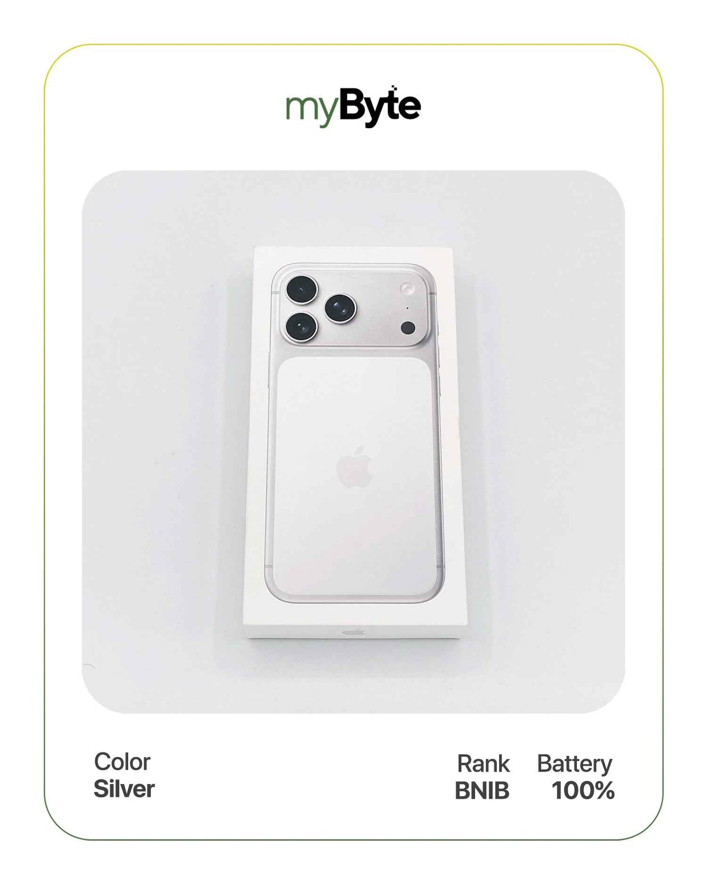 iPhone 17 Pro Max 5G 512GB eSIM (SIM Free) Silver SIM Free myByte International