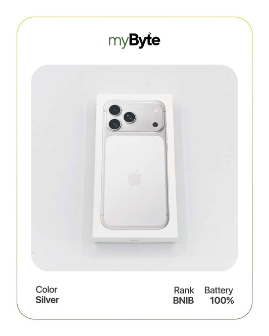 iPhone 17 Pro 5G 256GB eSIM (SIM Free) Silver myByte International
