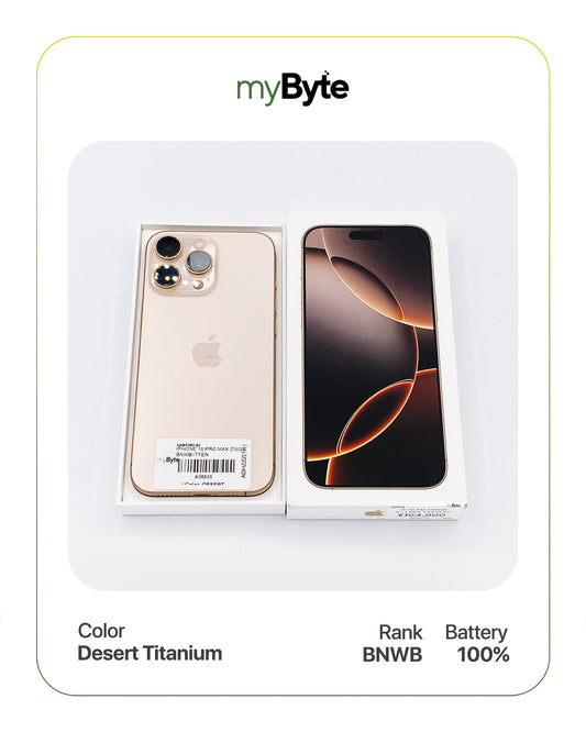 iPhone 16 Pro 5G 128GB (SIM Free) myByte International