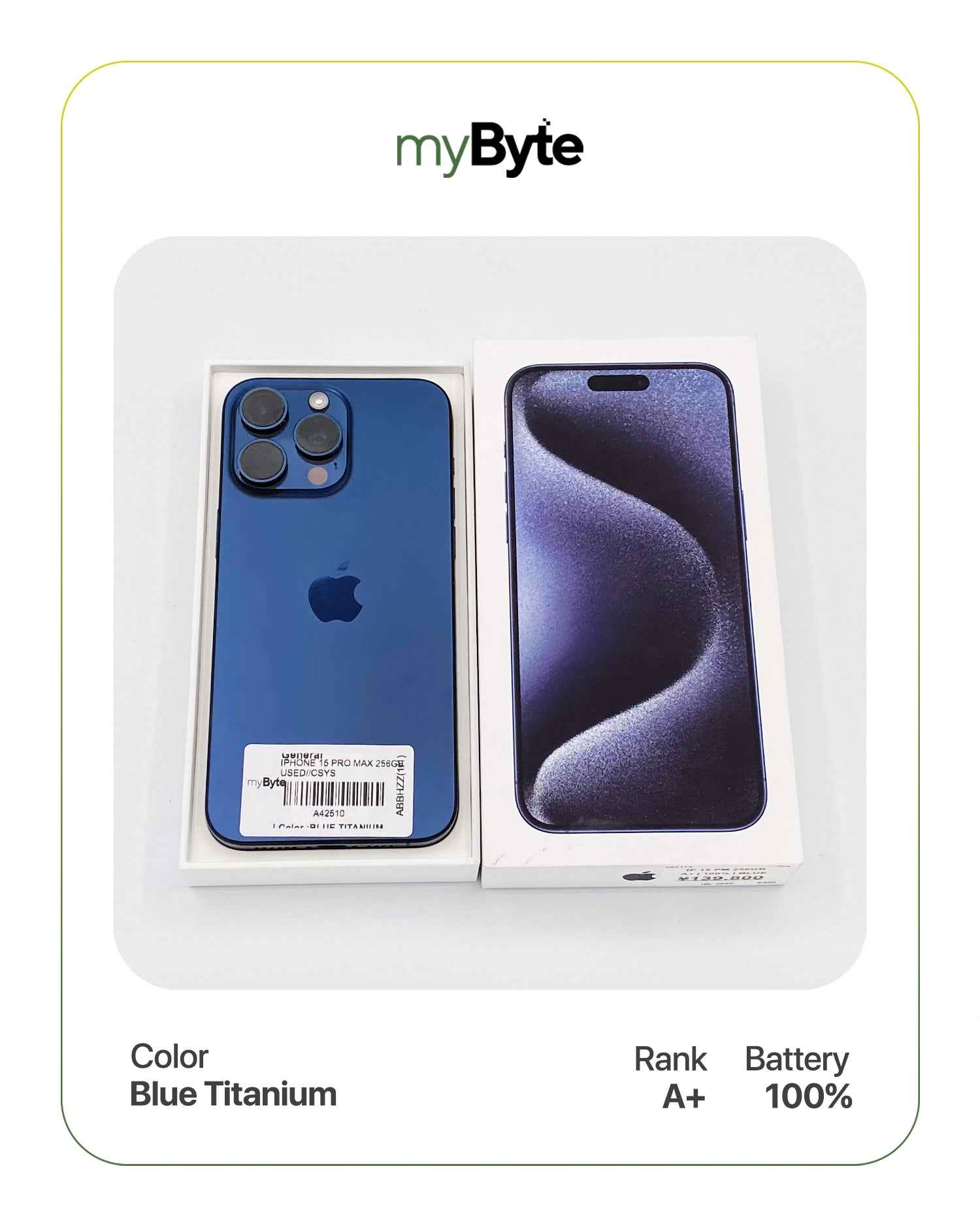 iPhone 15 Pro Max 5G 256GB (SIM Free) - MyByte International