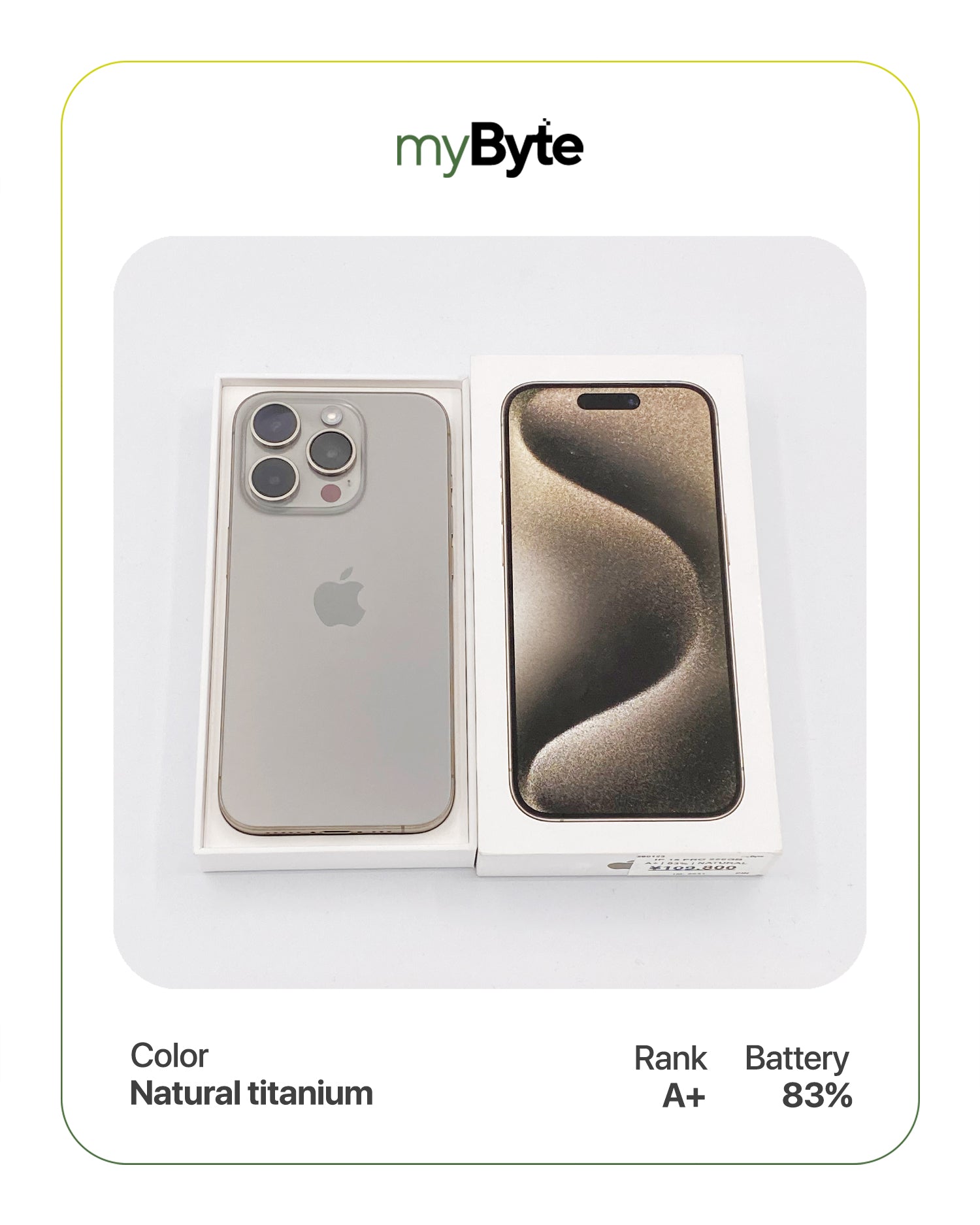 iPhone 15 Pro 5G 256GB (SIM Free) - MyByte International – myByte