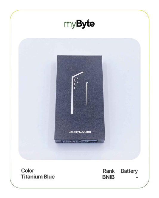 Samsung Galaxy S25 Ultra 5G 256GB Silent Camera (Dual SIM) Titanium Blue SIM Free myByte International