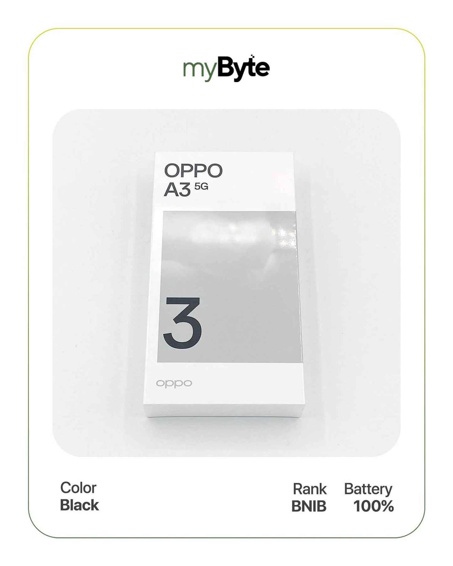 OPPO A3 5G 128GB (Sim Free) myByte International