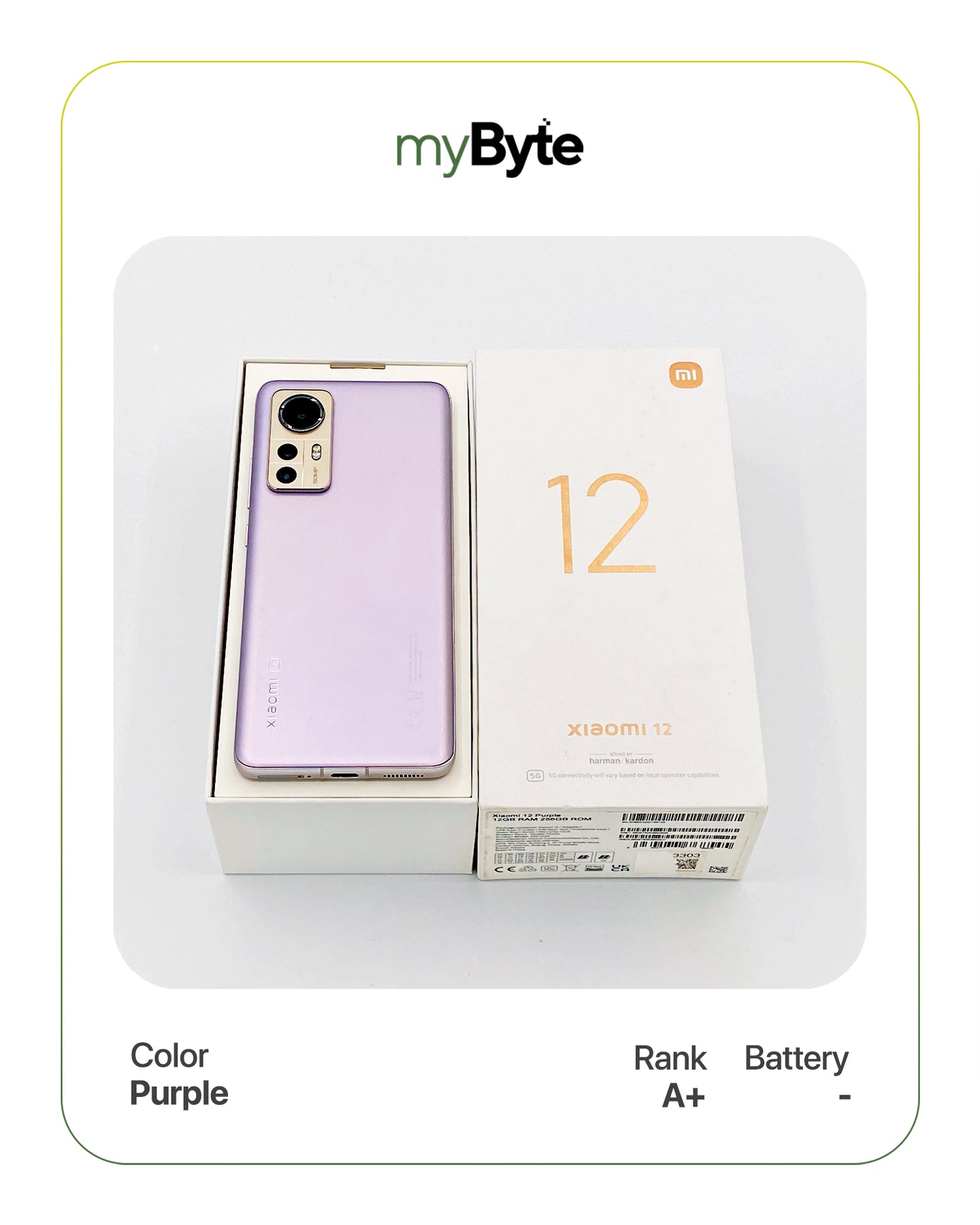 Xiaomi 12 Dual SIM (Silent Camera)