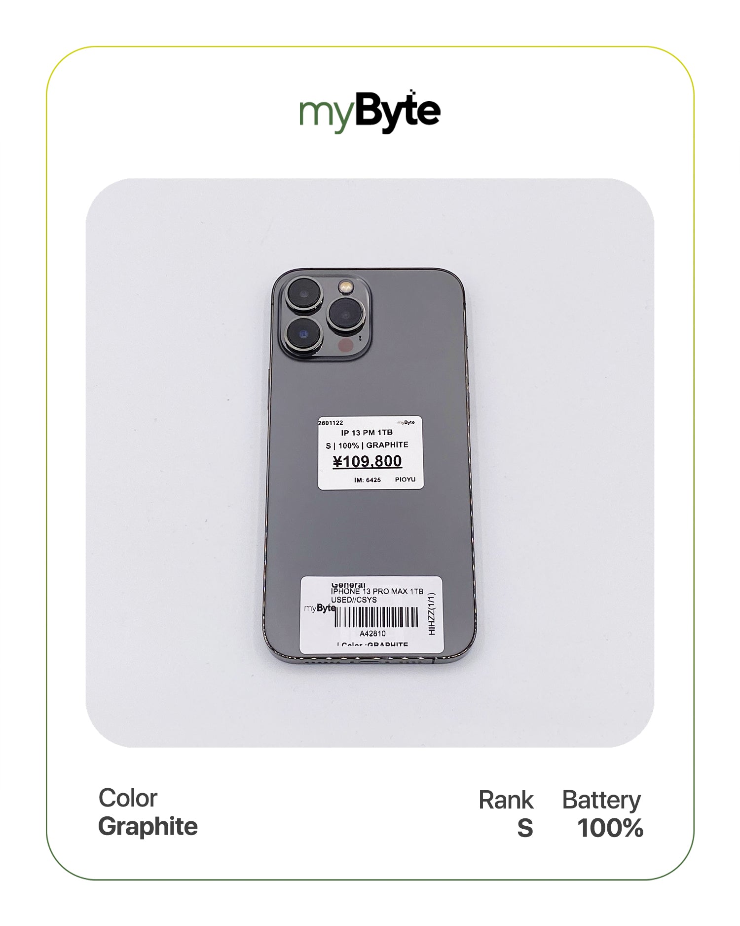 iPhone 13 Pro Max 5G 1TB (SIM Free) - MyByte International