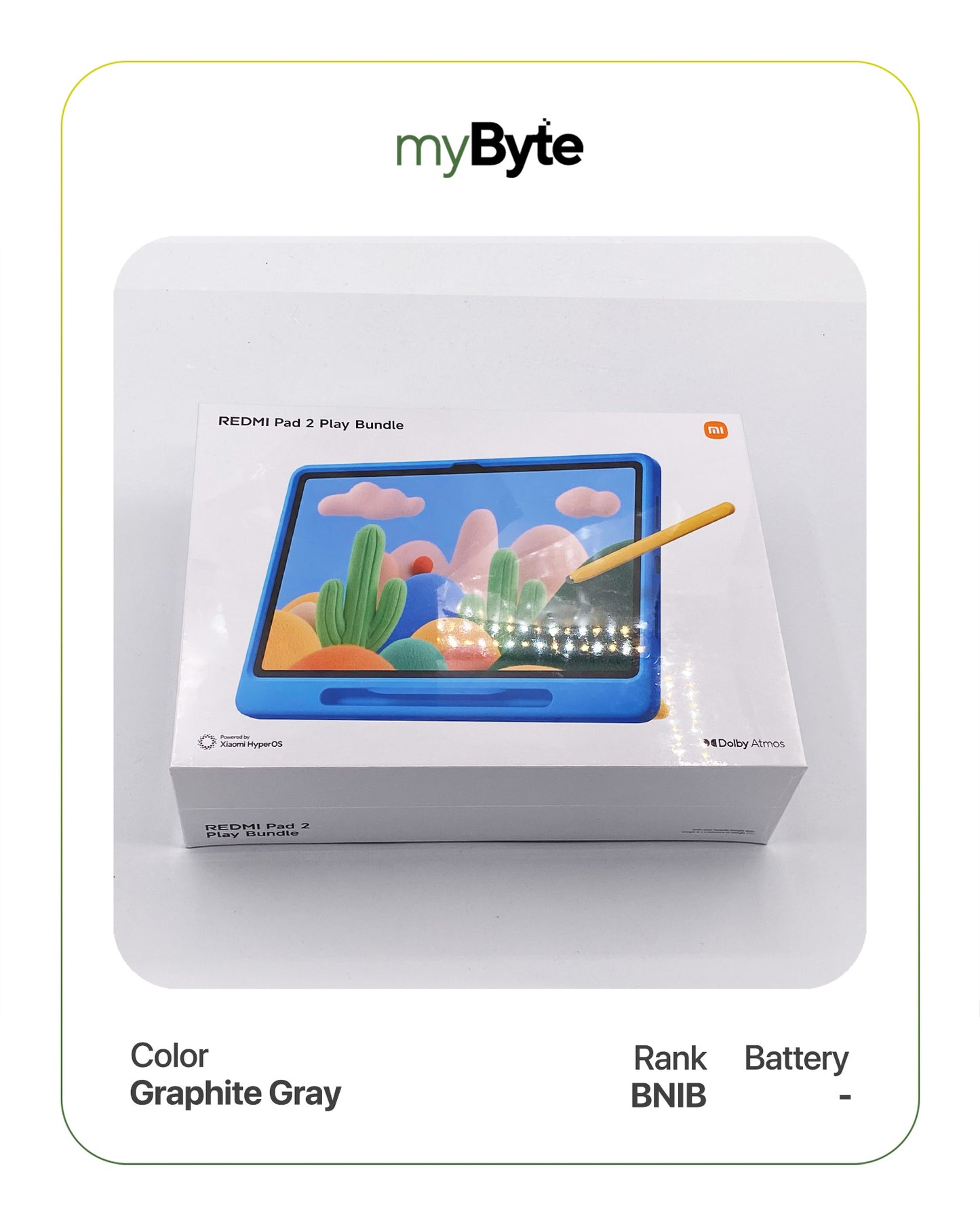 Redmi Pad 2 Play Bundle 128GB (Wi-Fi) myByte International