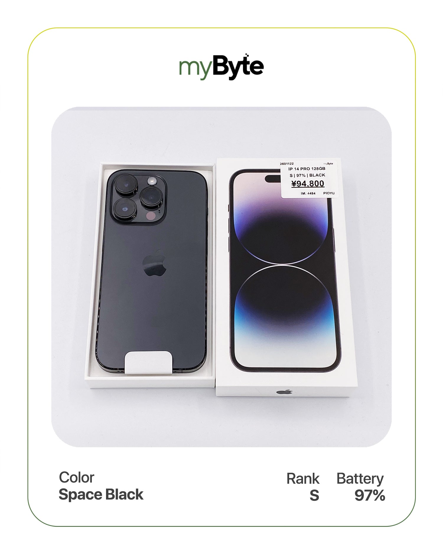 iPhone 14 Pro 5G 128GB (SIM Free) - MyByte International – myByte