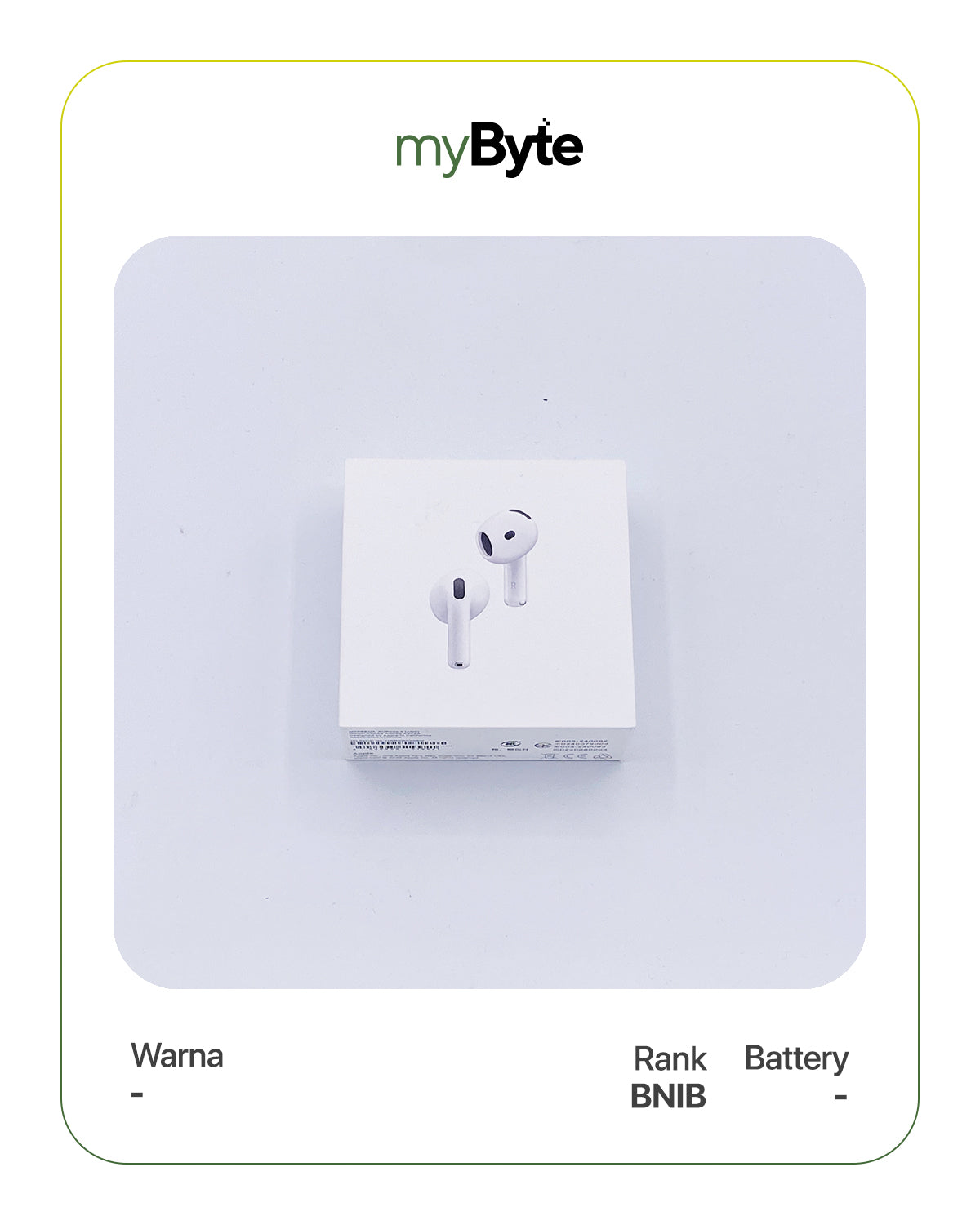 AirPods 4th Gen (Active Noise Cancellation) myByte International