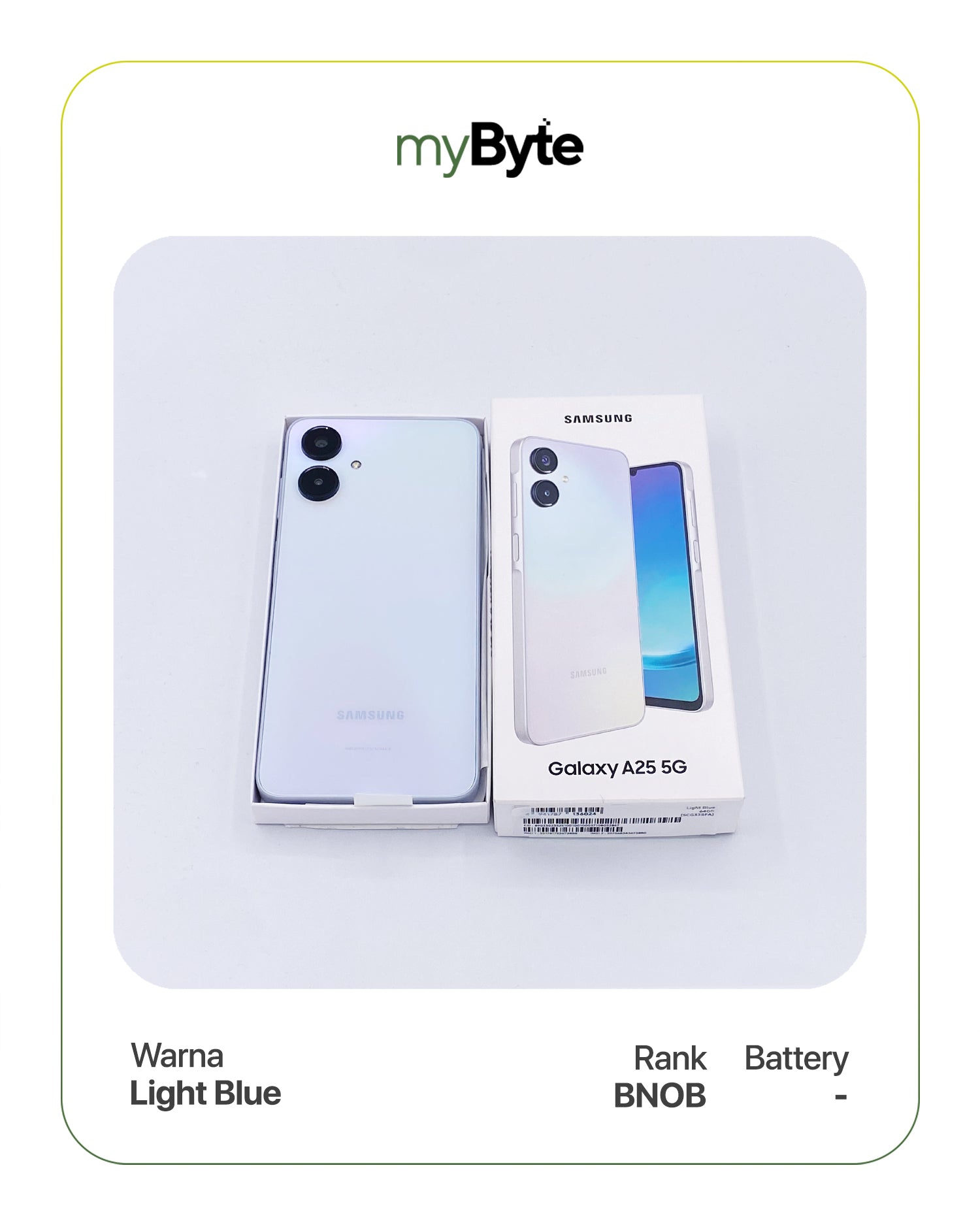 Samsung Galaxy A25 5G 64GB (Sim Free) Light Blue myByte International