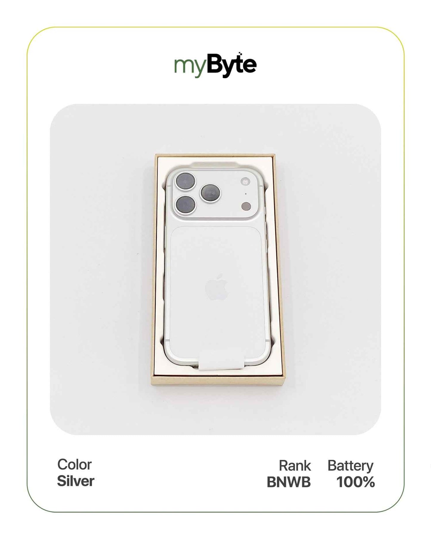 iPhone 17 Pro 5G 256GB eSIM (SIM Free) Silver myByte International