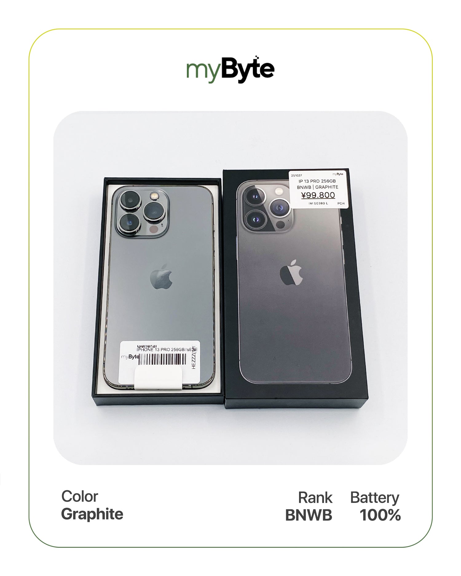 iPhone 13 Pro 5G 256GB (SIM Free) myByte International