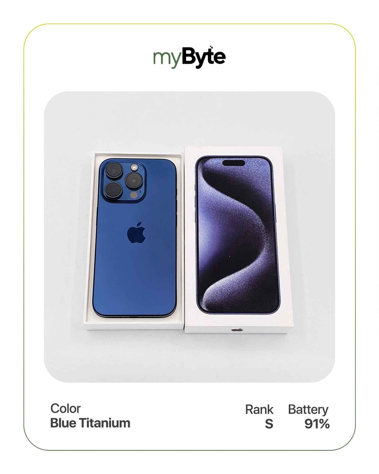 iPhone 15 Pro 5G 256GB (SIM Free) - MyByte International – myByte