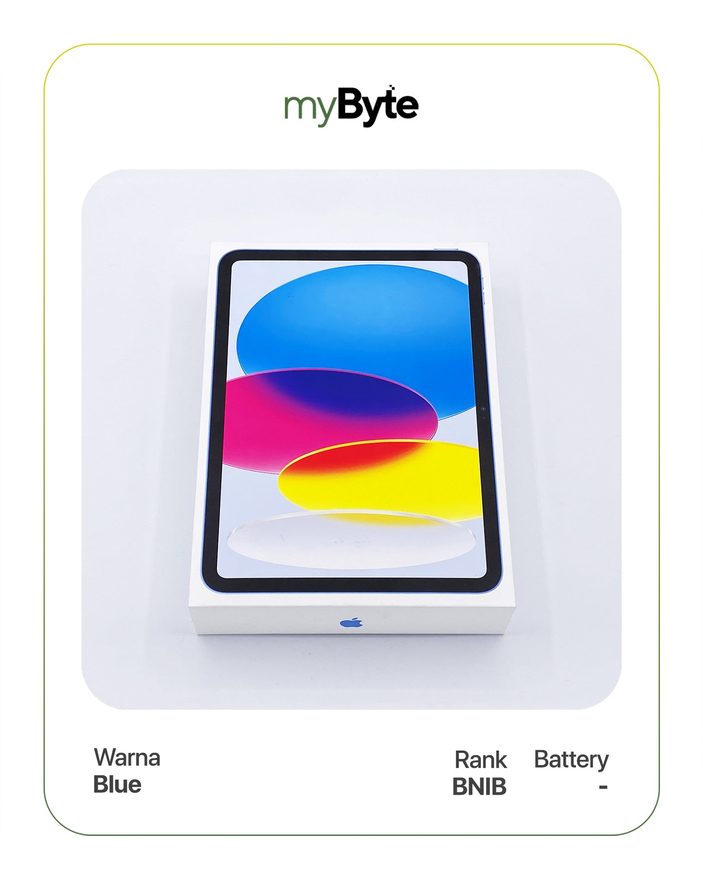 iPad A16 2025 256GB (Wi-Fi) Blue myByte International