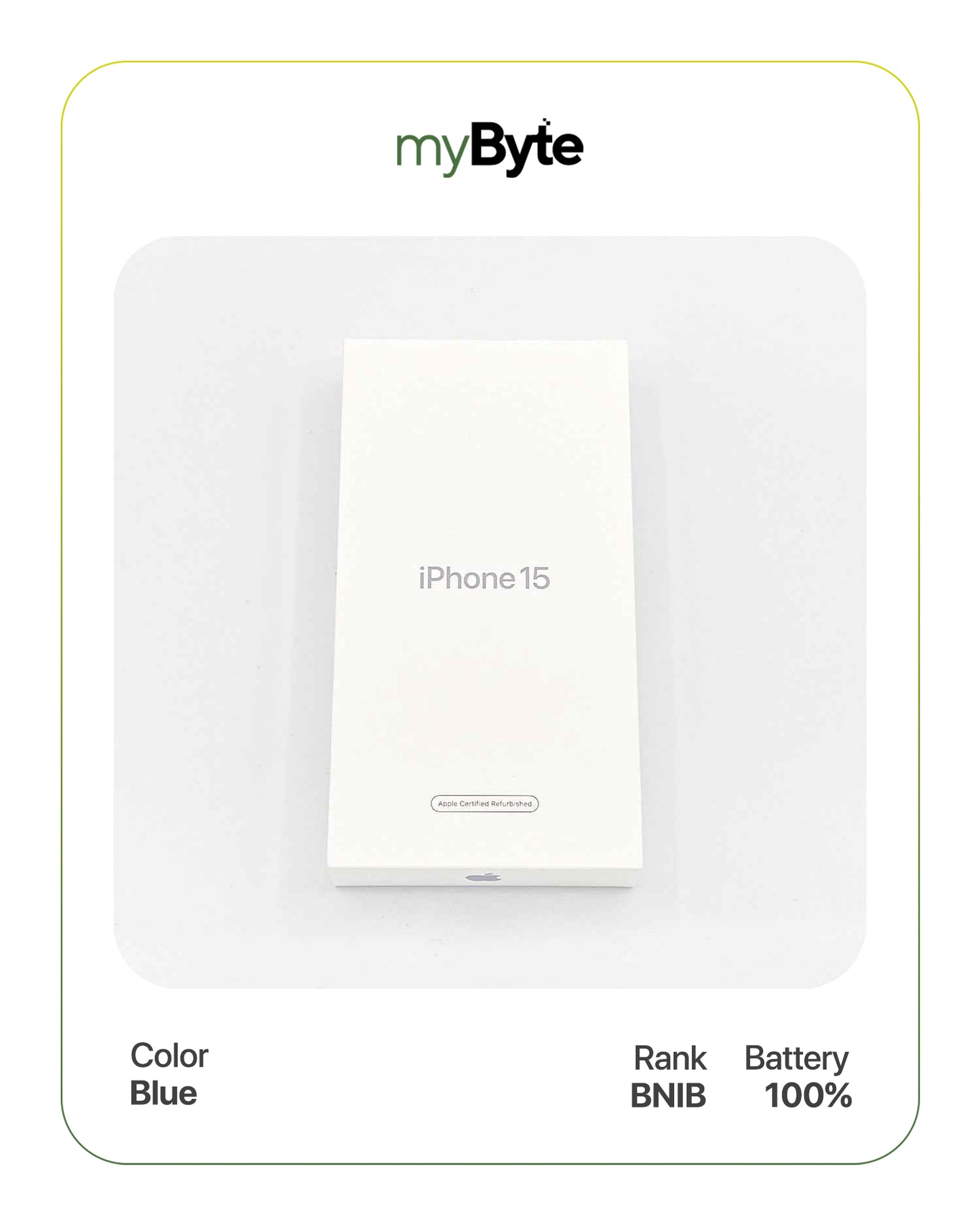 iPhone 15 5G 256GB (Sim Free) Blue SIM Free myByte International