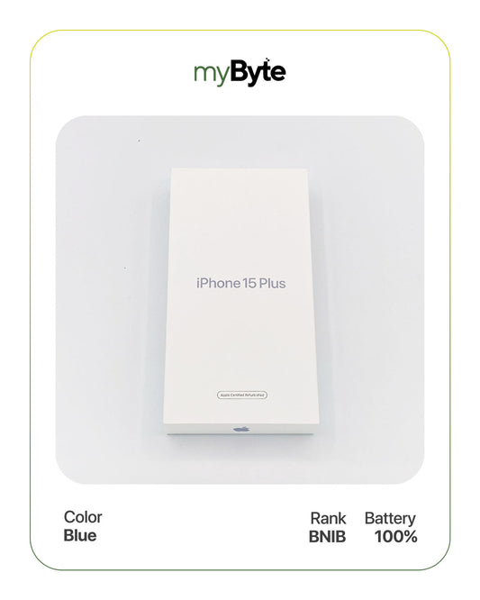 iPhone 15 Plus 5G 128GB (Sim Free) Blue SIM Free myByte International