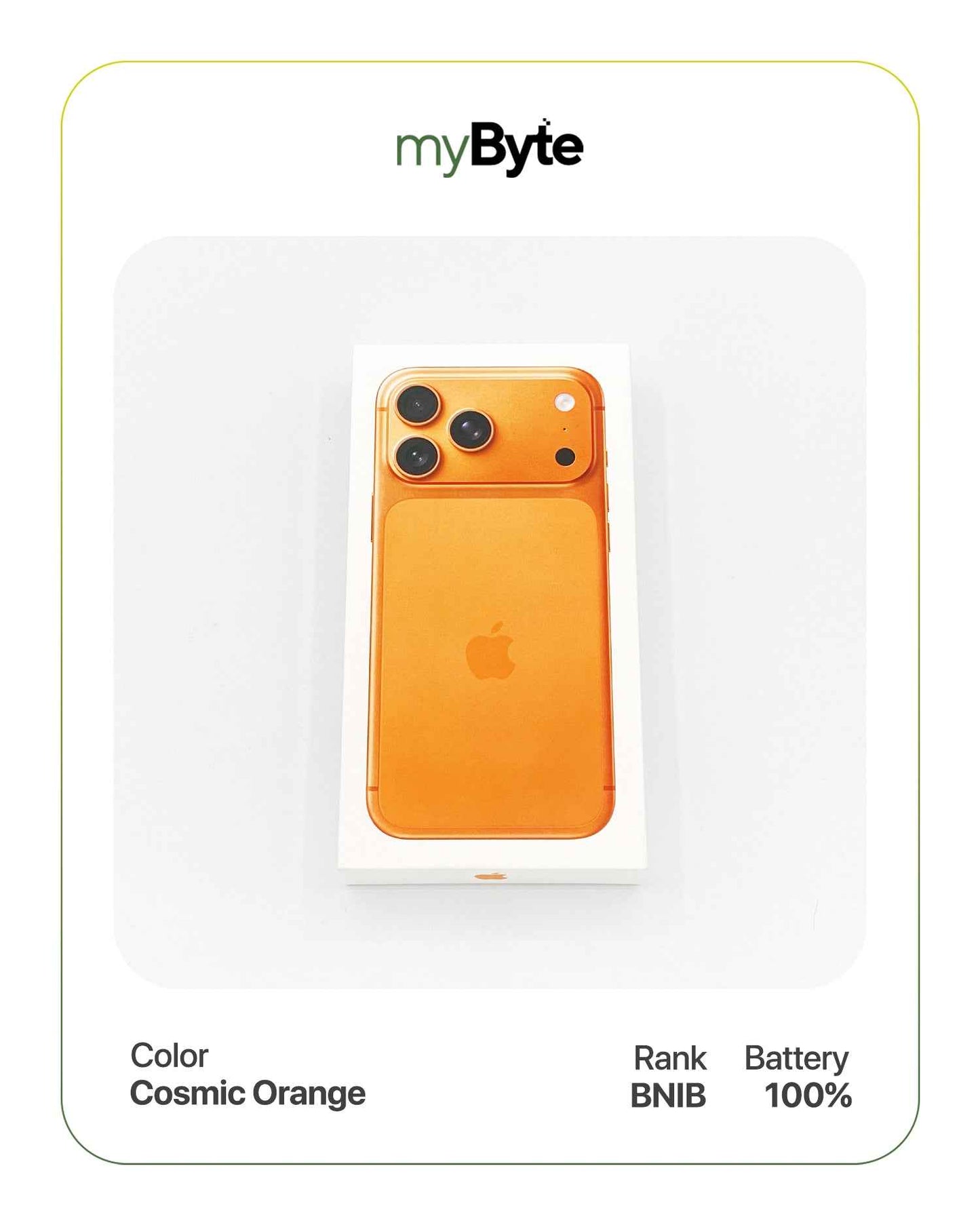 iPhone 17 Pro Max 5G 512GB eSIM (SIM Free) Cosmic Orange myByte International