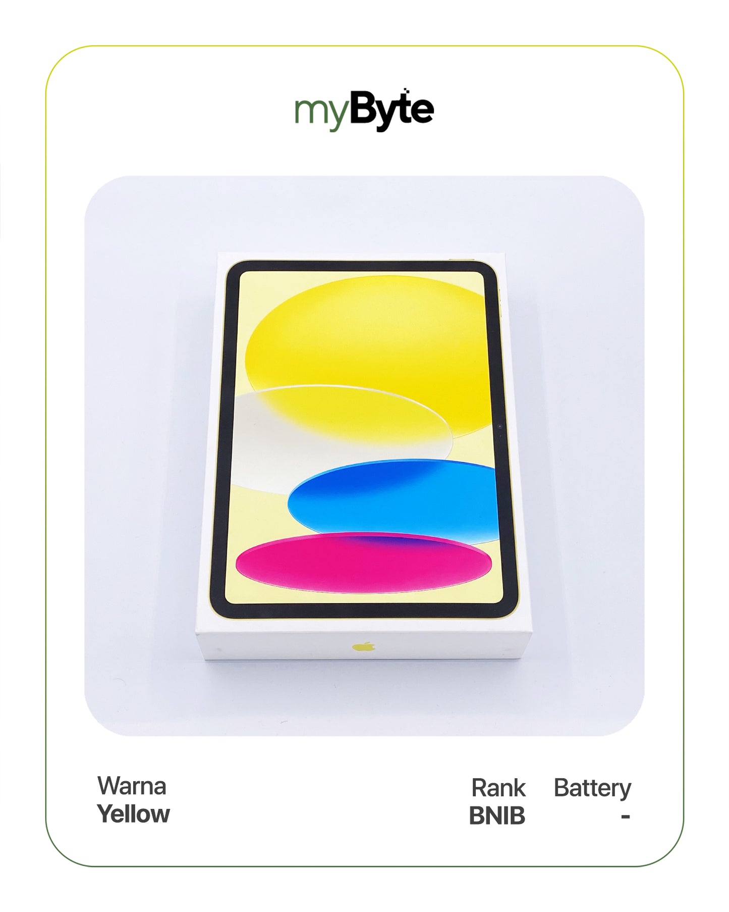 iPad A16 2025 256GB (Wi-Fi) Yellow myByte International