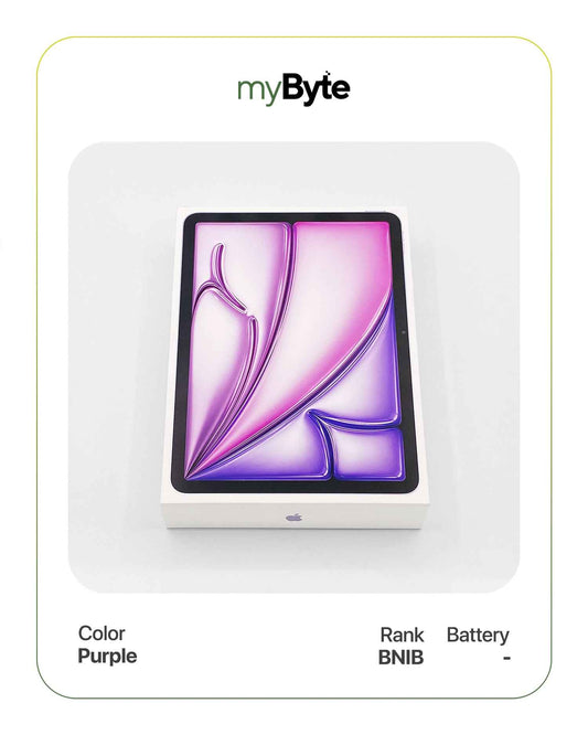 iPad Air 11 INCH M2 2024 128GB (Celluar+Wi-Fi) Purple myByte International
