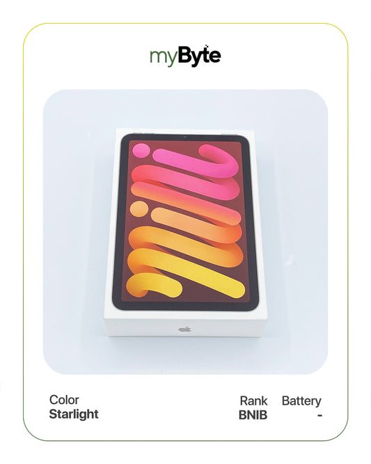 iPad Mini (A17 Pro) 2024 128GB (Wi-Fi) Starlight myByte International