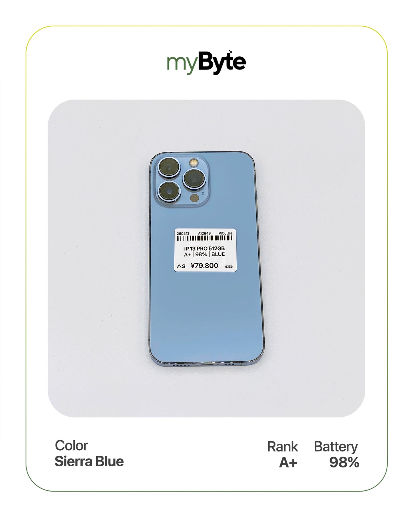 iPhone 13 Pro 5G 512GB (SIM Free) myByte International