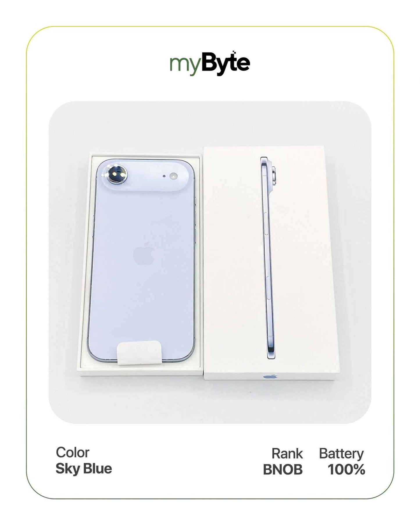 iPhone Air 5G 256GB eSIM (SIM Free) Sky Blue myByte International